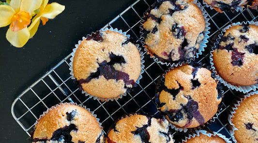 Banana & Blueberry Muffins