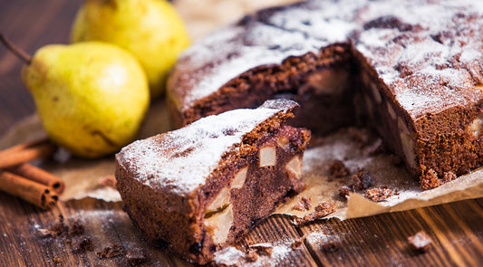 Chocolate Glace Fruit Slice