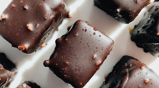 Glace Ginger and Date Chocolate Slice