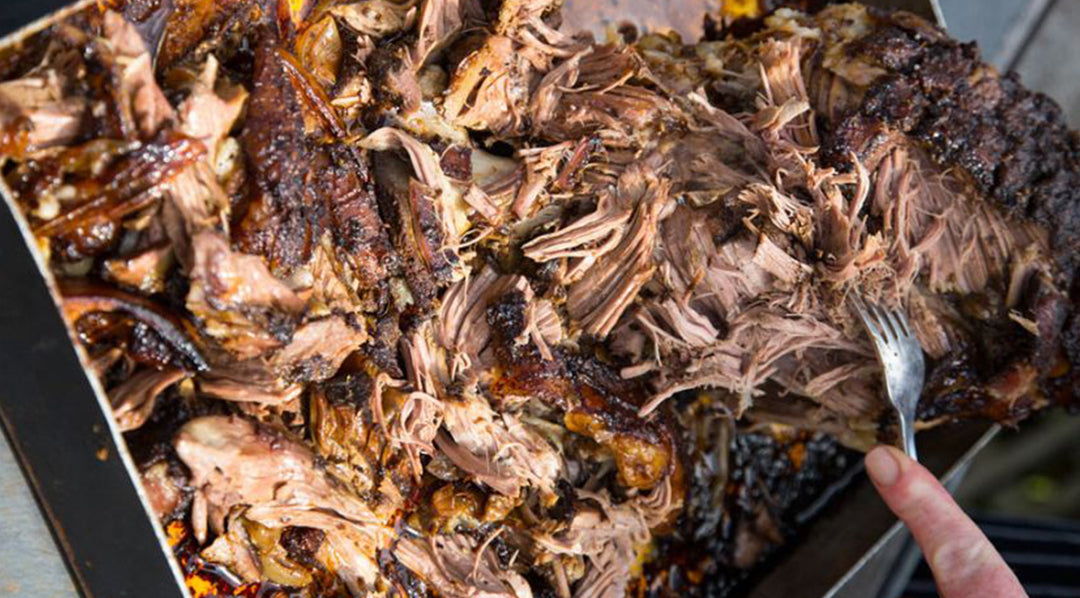 Mexican Slow Cooked Lamb on Tacos
