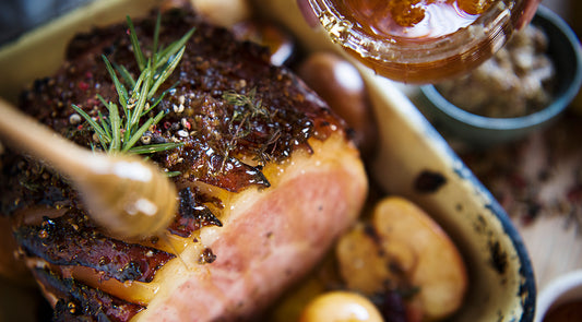 Orange, Anise & Vanilla Glazed ham