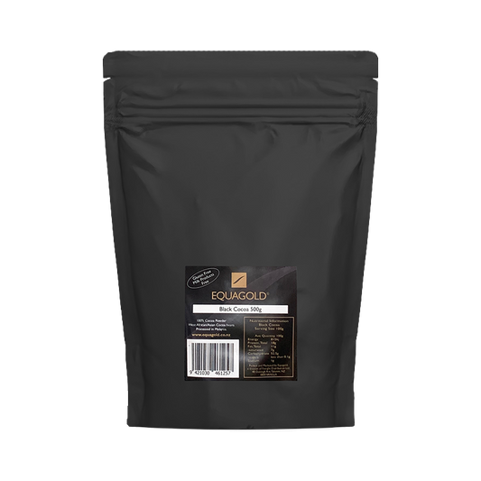 Equagold BLACK Dutch Cocoa Powder 500g **BLACK COCOA**