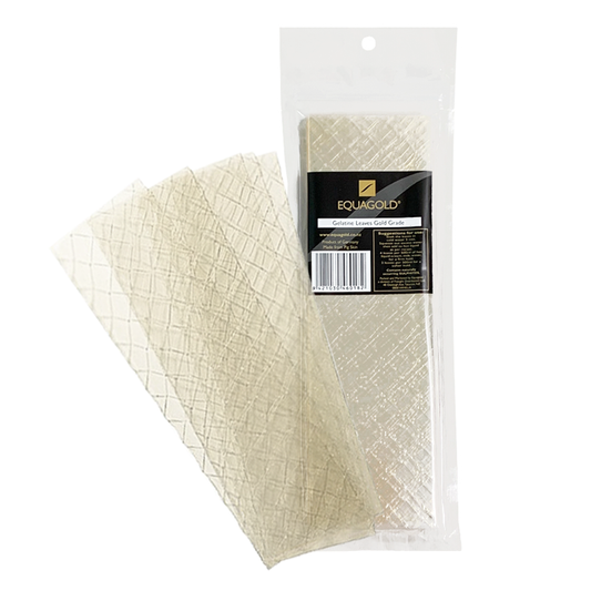 Equagold Gelatine Leaves (Gold Grade) 12pc