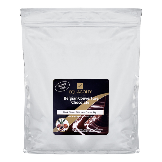 Equagold Belgian Couverture 70% Dark Chocolate 5kg