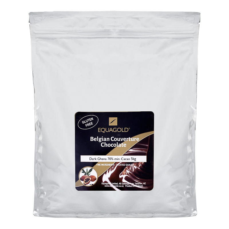 Equagold Belgian Couverture 70% Dark Chocolate 5kg