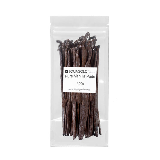 Equagold Pure Vanilla Pods 100g