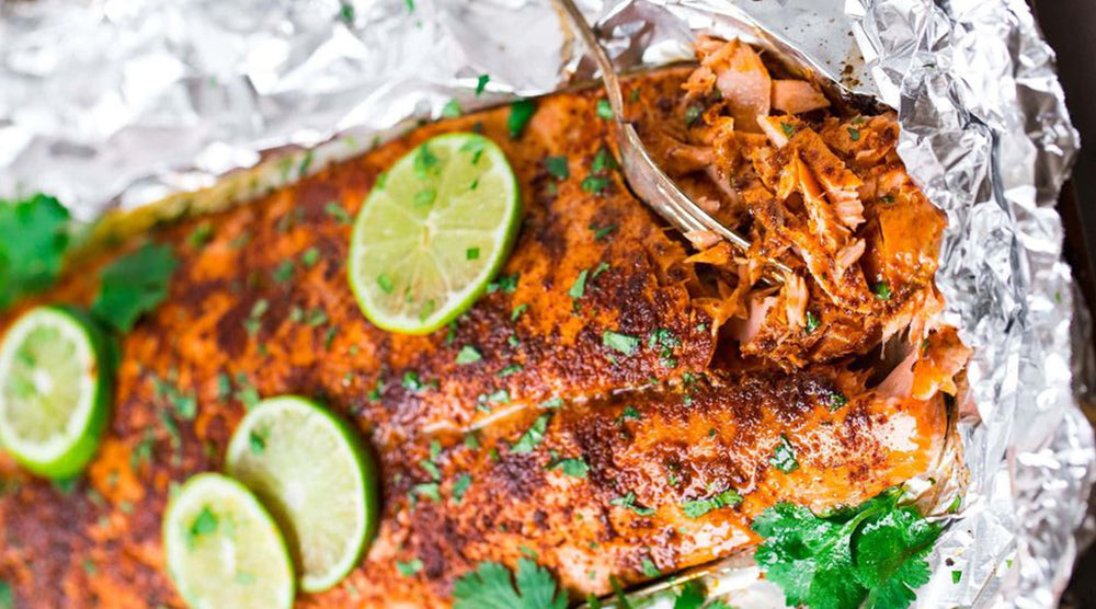 Baked Mexican Salmon