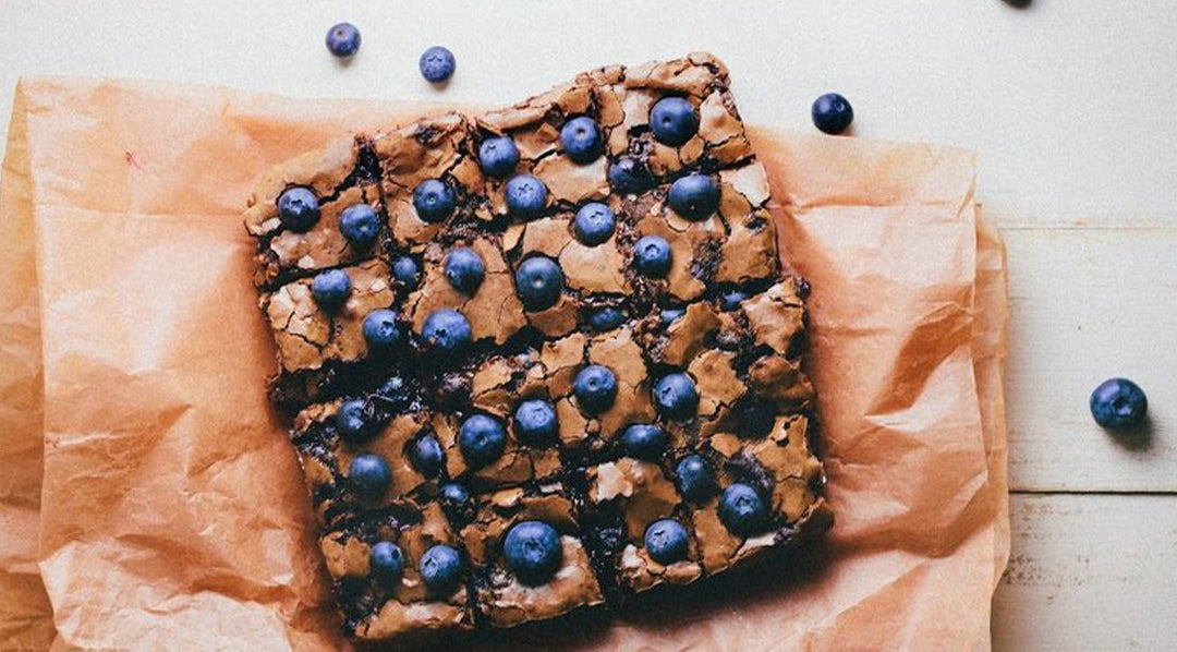 Oozy Rich Chocolate and Blueberry Brownie