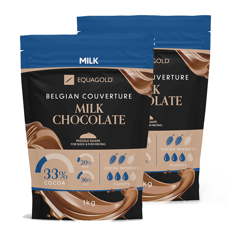 (BBD: 01/09/2026) Equagold Belgian Couverture Milk Chocolate 1kg