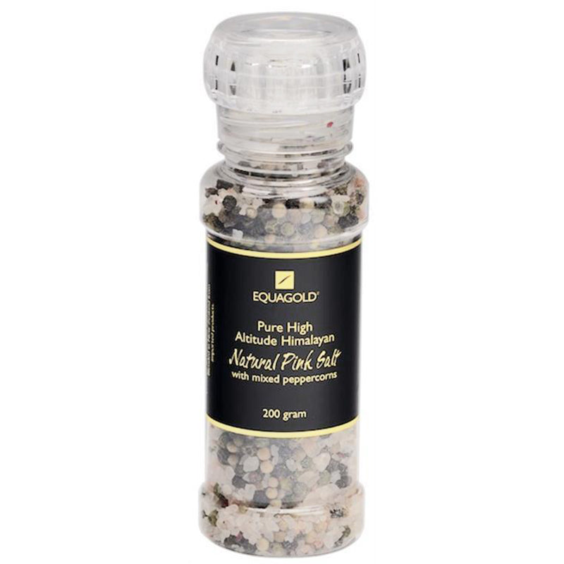 Equagold Himalayan Pink Salt & Mixed Peppercorn 200g