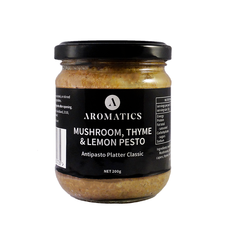 Aromatics Mushroom, Thyme & Lemon Pesto 200g