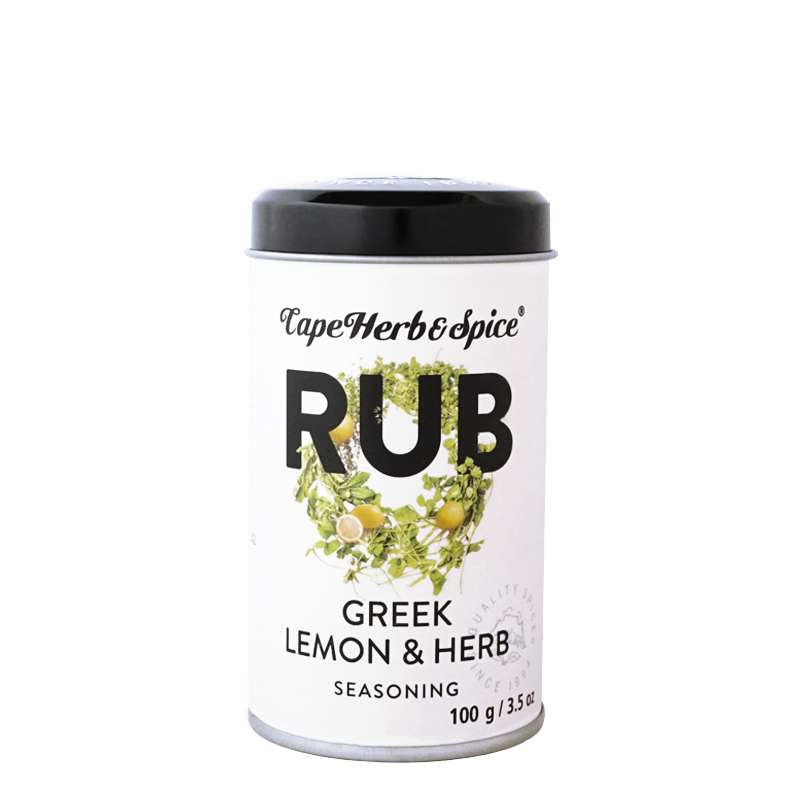 Cape Herb Greek Lemon & Herb Seasoning Rub 100g