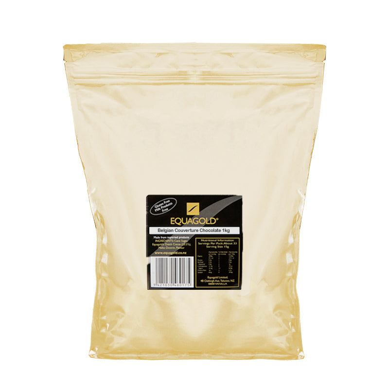 Equagold Belgian Couverture 30% White Chocolate 1kg